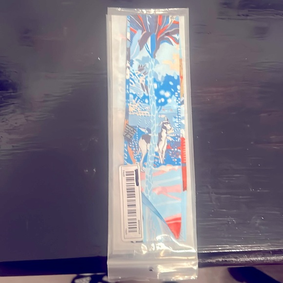 Twilly Blue Multi color Twilly for Handbag - Picture 2 of 3